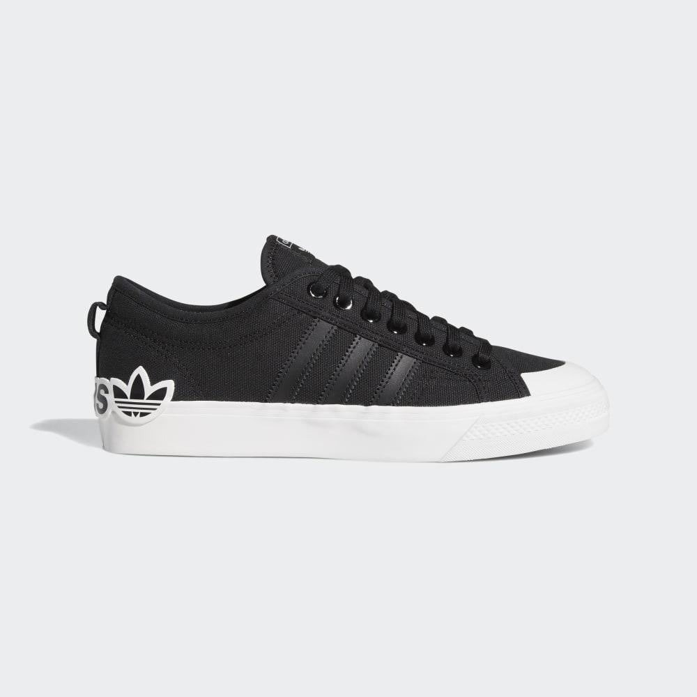 Adidas Men's Nizza Originals Shoes Black/White Ireland EF5713